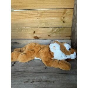 FAO Schwartz Realistic Tiger Cub Plush Stuffed Animal With‎ Tush Button Tag